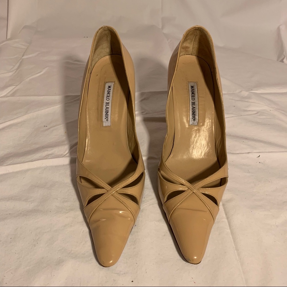 Manolo Blahnik Pointed Toe Stilettos